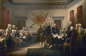 John Turnbull: The 1776 Declaration of Independence of the Thirteen American Colonies