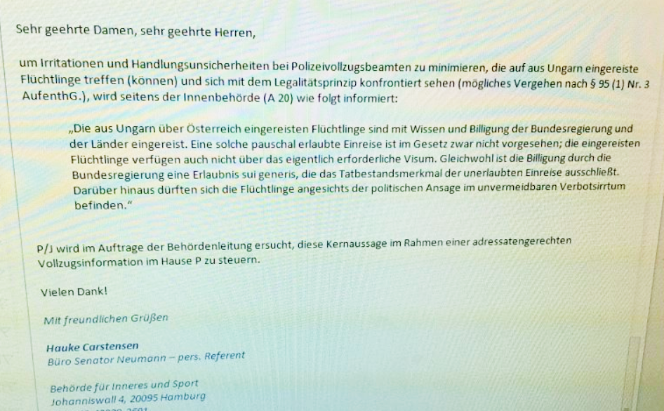 Schriftliche Stellungnahme Muster Polizei